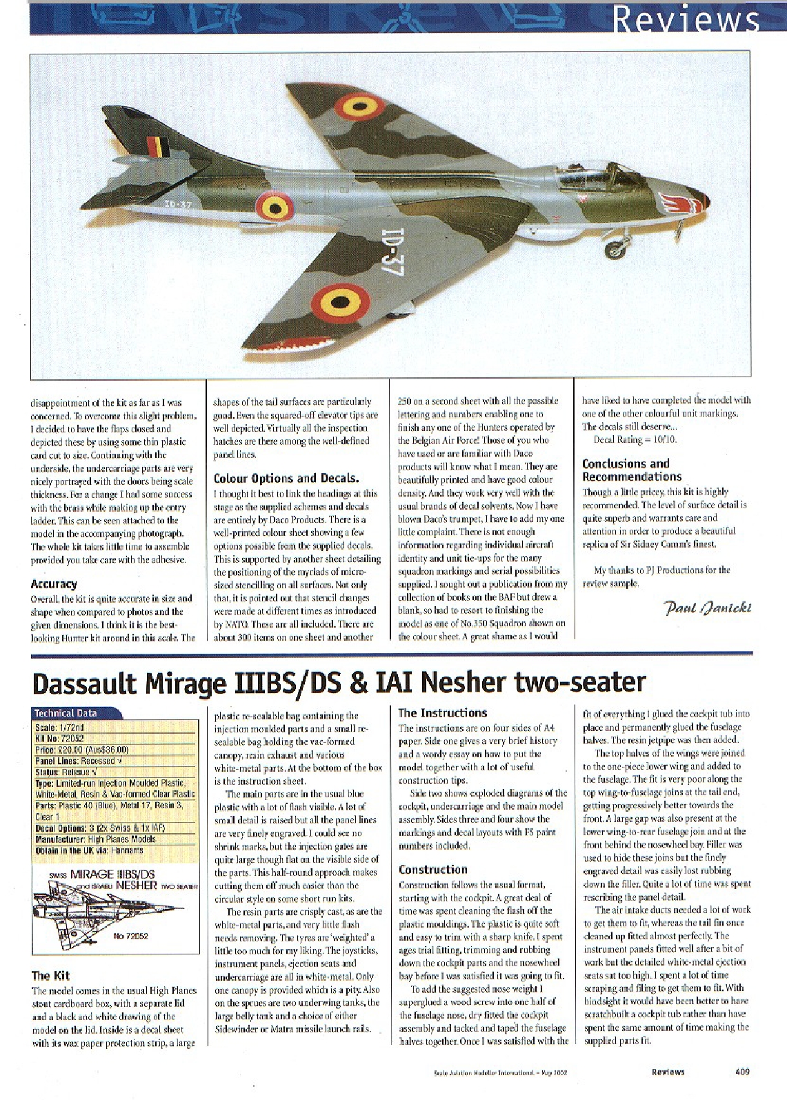 Scale Aviation Modeller International 2002-05